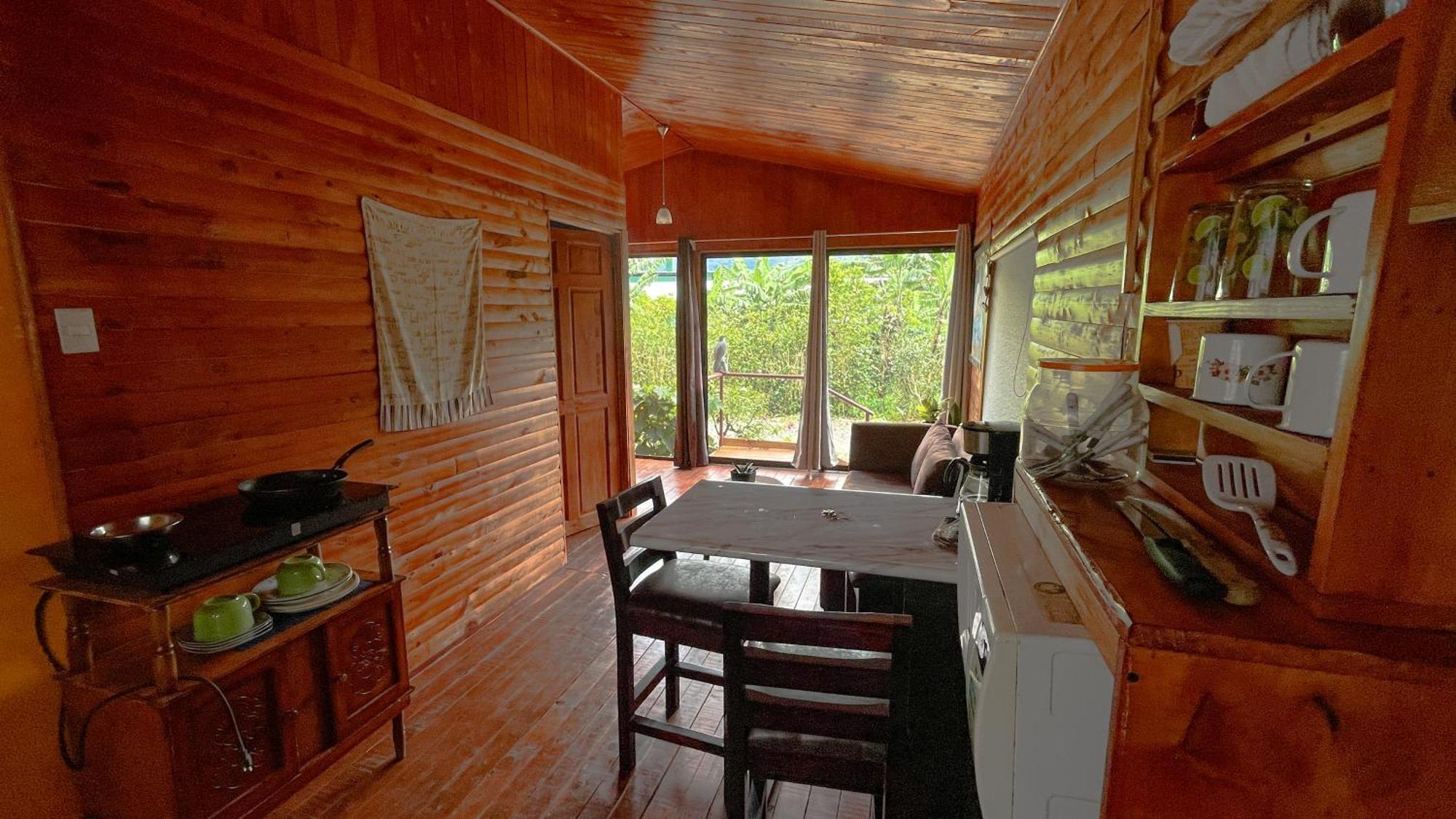 Vila Cozy Woodcabin Santa María Exteriér fotografie