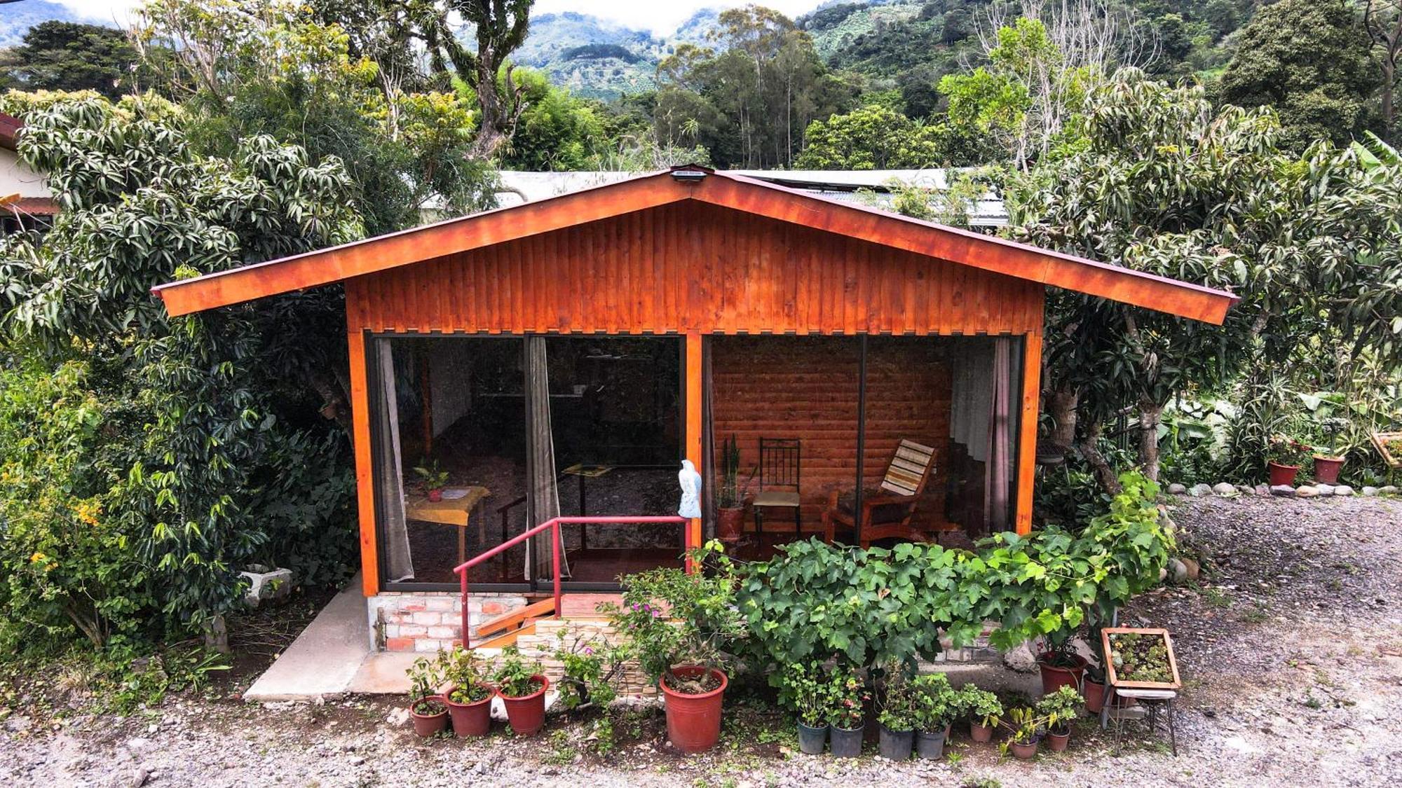 Vila Cozy Woodcabin Santa María Exteriér fotografie